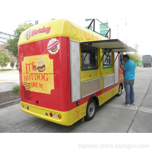 China, Fastfood, Snack, Beverage. Coffee, Mobile, Truck, Electric Vending Car